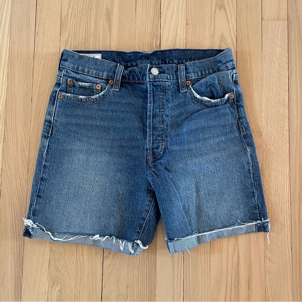 Gap High Rise Cheeky Midi Short 29/8